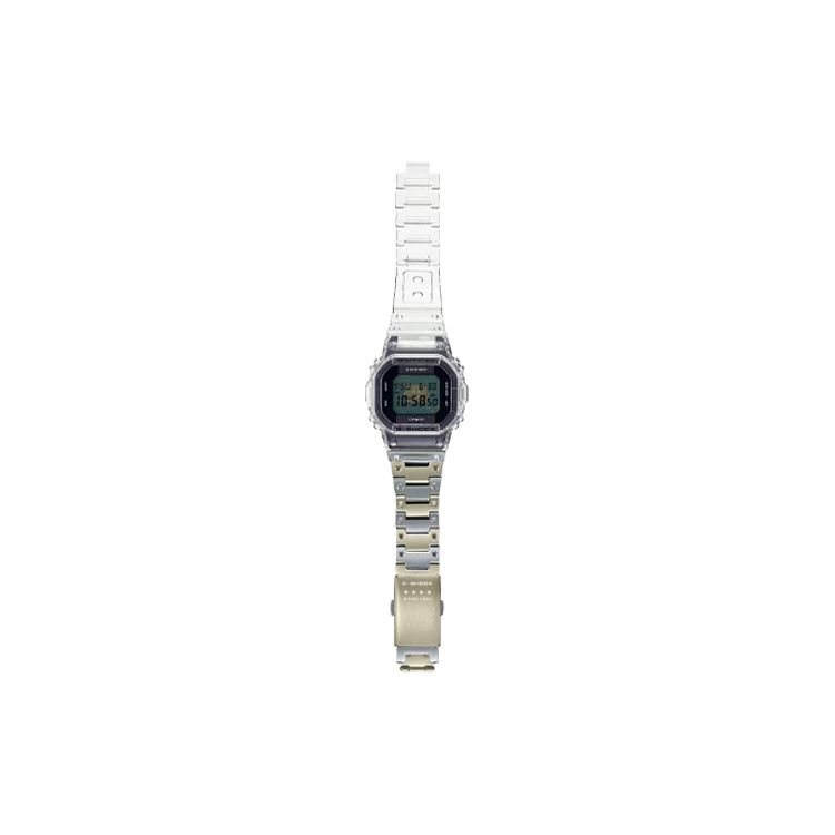 Casio G-Squad G-Shock 40th Anniversary Clear Remix 200M Water Resistant Quartz Movement Resin Stainless Steel Strap Men Watches Black DWE-5640RX-7JR