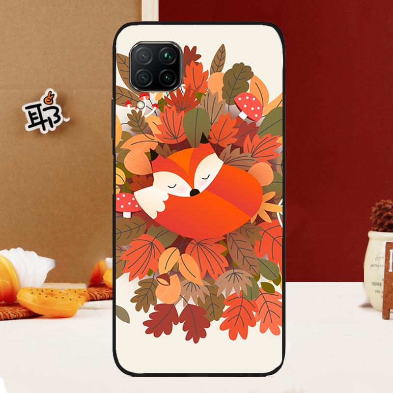 Autumn Leaves Fall Fox For Huawei Nova 12i 3i 7i 8i 11i 9 10 SE Y60 Y61 Y70 Y72 Y73 Y90 Y91 P20 P30 P40 Lite Case