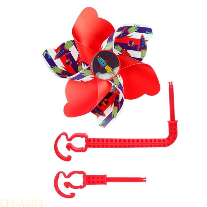 A1A2 Bicycles Handlebars Pinwheel Windmill Spinnings Kids Pinwheel Colorful Decors