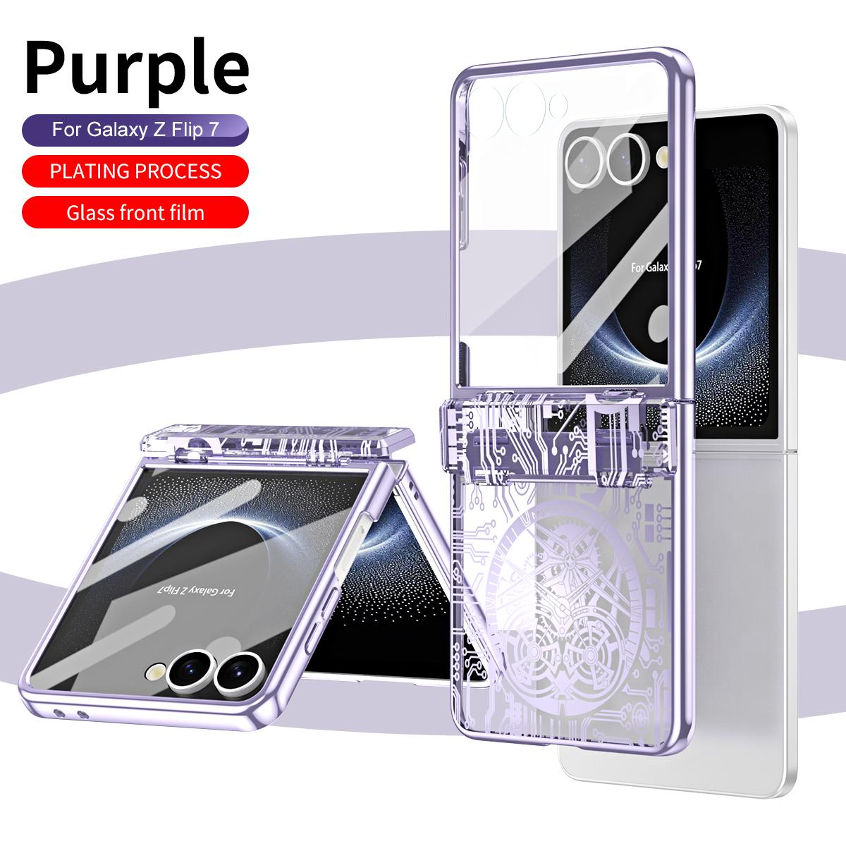 

Чохол з покриттям Machine Legend для Samsung Galaxy Z Flip 7 5G ZFlip7 Flip7 Захисний Складаний Ударостійкий Жорсткий Пластиковий Чохол для Телефона Galaxy Z Flip7