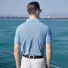 Mulberry Silk+Long Staple Cotton Men's Ice Silk Polo Shirt