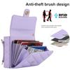 Leather Wallet Crossbody Phone Case for Samsung Galaxy Z Flip 7 fe 6 5 4 3 Flip7 RFID Blocking Card Holder Lanyard Purse Cover