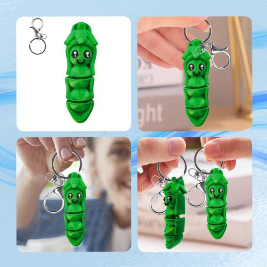 1/2/3Pcs Keychain Cartoon Pattern Exquisite Shape Fine Workmanship Keychain Daily Wear Outdoor Decoration