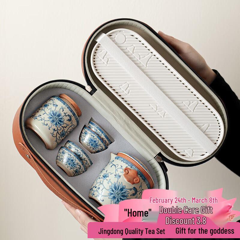

Tangfeng Portable Ceramic Travel Tea Set