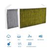2Pcs Carbon Auto Air Conditioner Filter Breathable Vehicle Air-Filters Cartridge  Vehicle Parts
