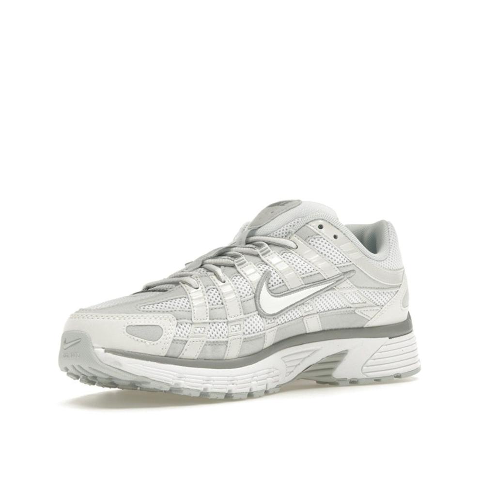 Nike Womens P-6000 Metallic Summit White Women Sneakers Cream Pure-Platinum Wolf-Grey FV6603-101
