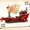 Ninja Series Sets Building Blocks 71705 Destiny's Dragon Bounty Boat Sets Season 1 Ship Children's Gift Assembling Toys