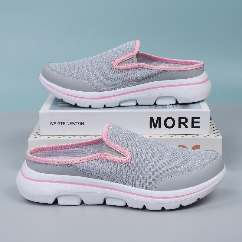 Duży Rozmiar 47 48 49 Letnie Męskie Damskie Półbuty Kapcie Wsuwane Siatkowe Oddychające Miękkie Wygodne Dropshipping