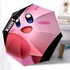 1 Stück Kirby Automatischer Faltregenschirm, 8 Rippen für Ganzjahresgebrauch, Tragbar für Reisen & Outdoor-Aktivitäten 042
