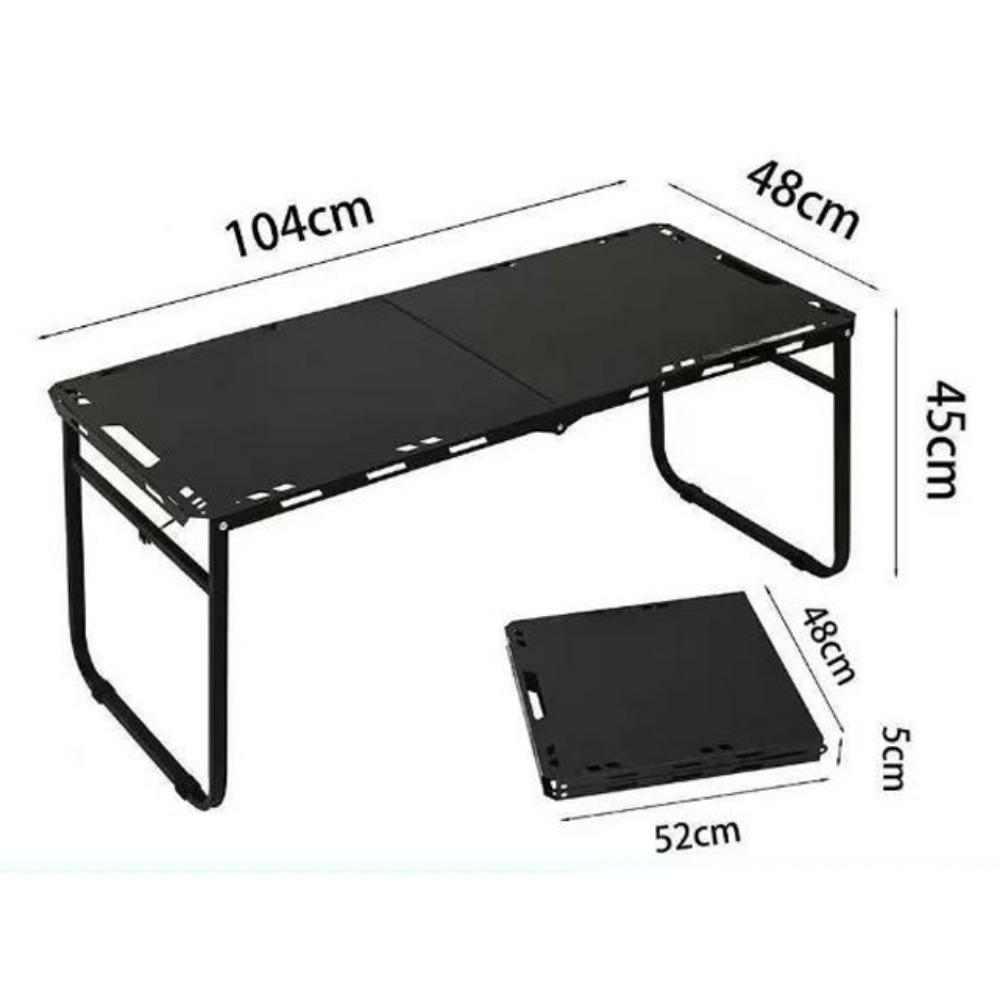 Portable Folding Table Black Camping Home Table New Outdoor Equipment Table