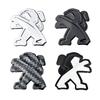 3.2x3.35cm Plastic Car Steering Wheel Center Overlay Sticker for Peugeot 308 307 408 208 508 3008 2008 5008 Emblem Accessories