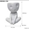 Nordic Abstract Figure Small Flower Pot Modern Minimalist Desktop Ornament Simulation Succulent Plant Flower Pot Home Decoration