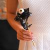 Halloween Faux Rose with Eyeballs Gothic Artificial Eyeball Rose Flower Bouquet for Flower Arrangement Halloween Home Decoration