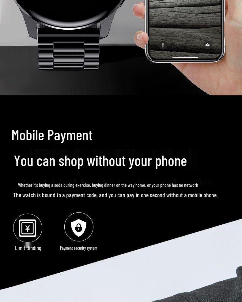 Smartwatch GT9: 2025 Waterproof NFC Payment, Sport & Multifunctional Bluetooth Watch