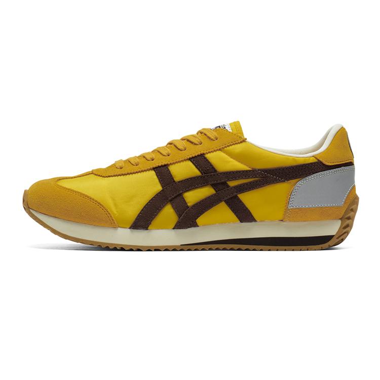 ONITSUKA TIGER California 78 Vin Comfortable Low-Top Lifestyle Sneakers Unisex Sneakers Yellow Brown 1183C401-750