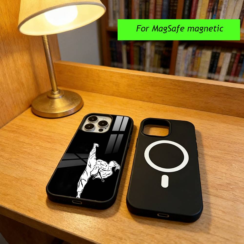 H-Handsome Taekwondo Sports Phone Case For iPhone17,16,15,14,13,12,11 Plus,Pro Magnetic For Magsafe Wireless Charging