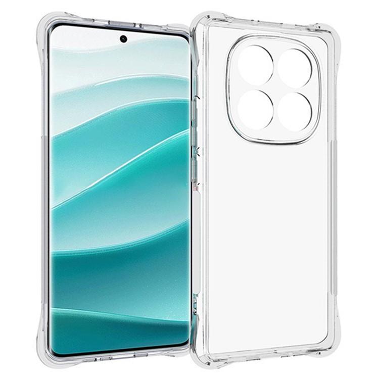 

WANLONFENG WL2 Series for Xiaomi Redmi Note 14 Pro 5G Case 2.0mm TPU Precise Cutouts Phone Cover with 2Pcs Tempered Glass Films Type A
