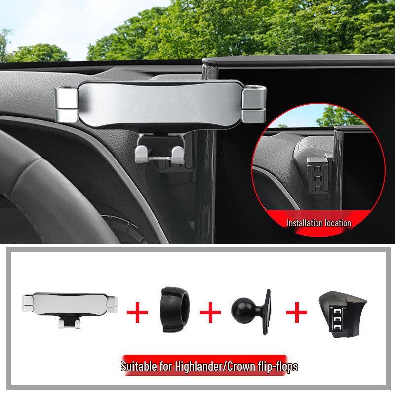 Wireless Charging Phone Holder for 2022 Highlander/Crown and Land Cruiser