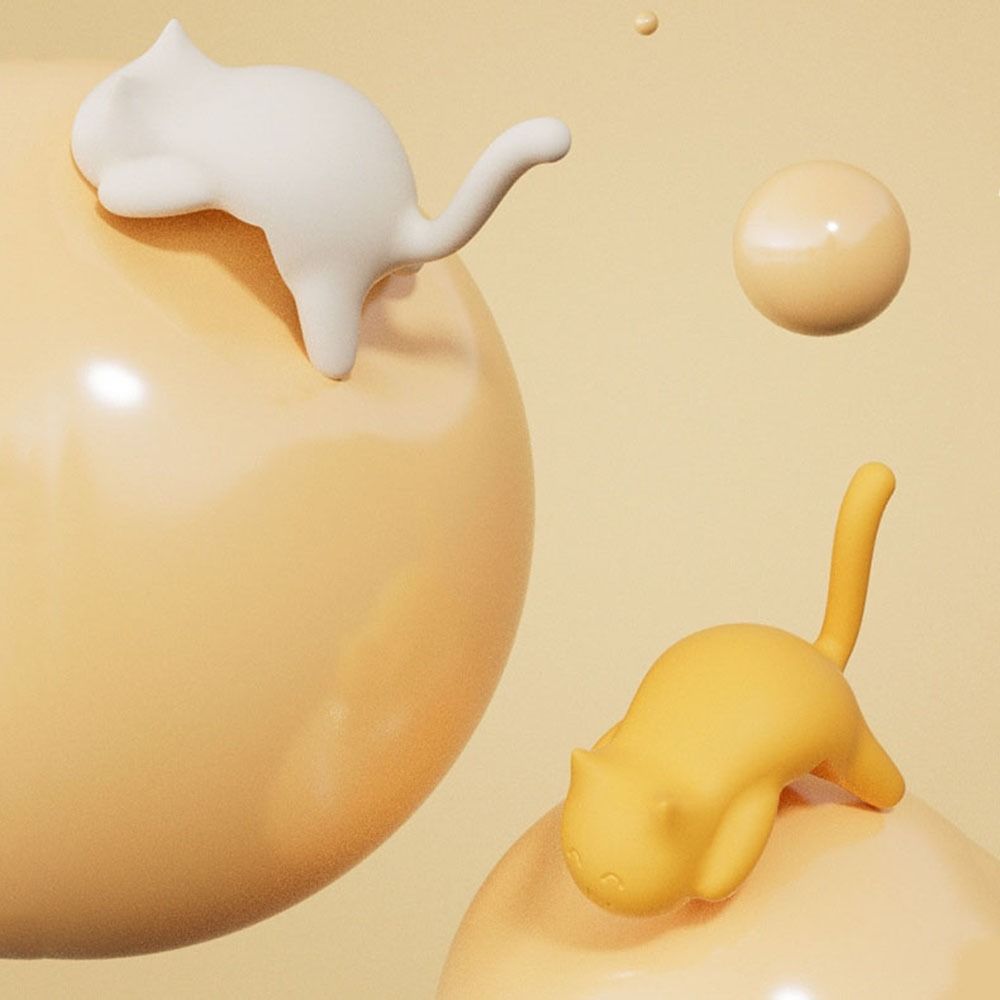 4Pcs Decorative Cat Table Hook Cute Travel Bag Holder Portable Desk Side Hooks  for Home