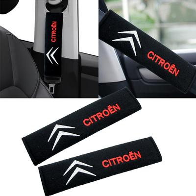 2Pcs Car Seat Belt Cotton Safety Belt Shoulder Cover Breathable Protection For C4 C3 C5 C1 C2 Berlingo Celysee Cactus Picasso