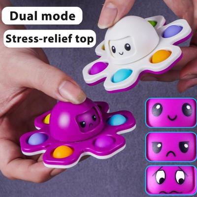 Fidget Spinner Σχήμα Χταποδιού Περιστρεφόμενο Ανακούφιση Στρες Γυροσκόπιο Φορητό Spinner Αποσυμπίεσης Βοήθημα Συγκέντρωσης