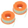 2Pcs Lawn Mower Spool Line Nylon Trimmer Accessories Replacement Fit for BOSCH ART 30 ART 30FA Green