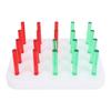 20 Hole Acrylic Pegboard for Finger Dexterity Training Fine Motor Skills Hand Eye Coordination Exercise Tool