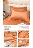 Pure Cotton Solid Color Long-Staple Pillowcase Pair – 100% Xinjiang Cotton, Single Piece, Simple Plain Design