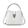 Oil wax leather wide shoulder strap versatile portable large-capacity women's messenger bag new leather bag women's premium bucket bag