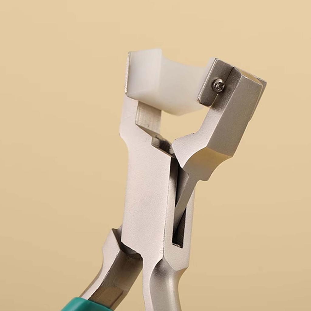 Nylon Jaw Bracelet Bending Pliers, Mini Precision Jewelry Ring Making Pliers DIY Wire Winding Beading Clip