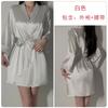 Women's Lace Deep V Slit Sleep Dress with Robe Lounge Set