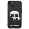 Karl Lagerfeld KLHCP14MSLKHBK iPhone 14 Plus / 15 Plus 6.7" Hardcase Black/black Silicone Karl`s Head