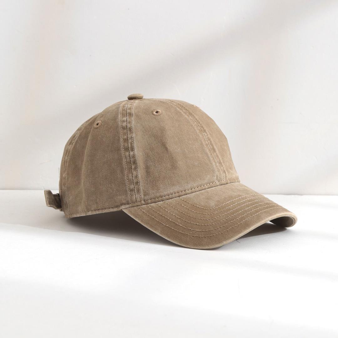 

Моющаяся женская бейсболка из денима дымчато-серого цвета нишевого дизайна – Мягкая, дышащая, ретро и трендовая Adjustable Size (54-60cm) хаки