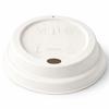 Bagasse Lid For Medium Cup. 90 Mm 50 Pcs