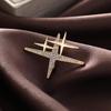 Rhinestone Star Brooch - Women's Suit Jacket Accessory, Korean Style, Light Luxury Fashion