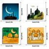TYCT032-040 Creative Acrylic Magnetic Refrigerator Sticker - Holiday Home Decoration with Magnetic Buckle and Particle Design