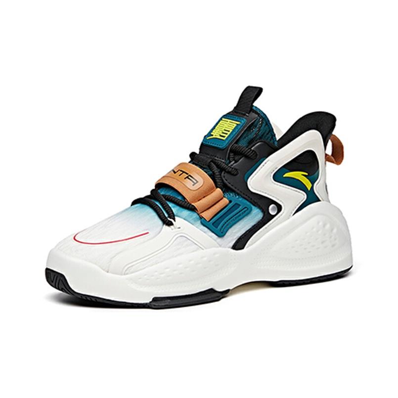 Anta Badass 2.0 Comfortable Durable Breathable Low-Top Sneakers Men Sneakers White 112038081-4