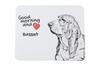 Basset Hound - Mouse Pad with Print, Personalized Dog-themed Mouse Pad, Unique Gadget for an Office Worker by Art-Dog Brand