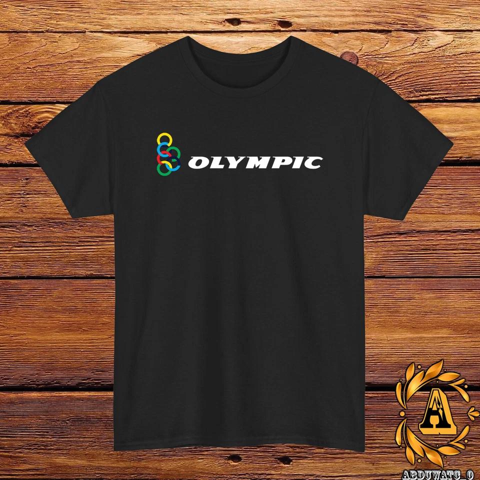 Olympic Airways Logo T-Shirt Black/Grey/White/Navy /Red/Light Blue S-5XL 4XL
