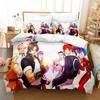 Anime The King Of Fighter Bedding Set Boys Girls Twin Queen Size Duvet Cover Pillowcase Bed Kids Adult Home Textileextile