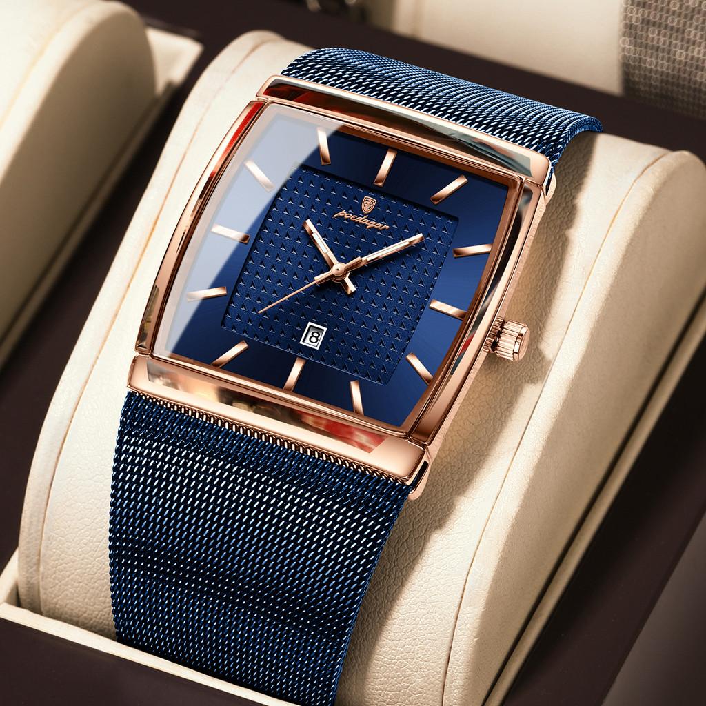 Simplicity Quartz Watch For Men With Luminous Dial And Calendar Function