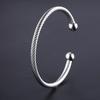 Titanium Steel  C-shaped Gold Opening Light Luxury Niche , European and American Simple Temperament High-end   Jewelry