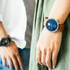 Watch Quartz TS1602C Genuine Import Brown [Tax] DAY&NIGHT