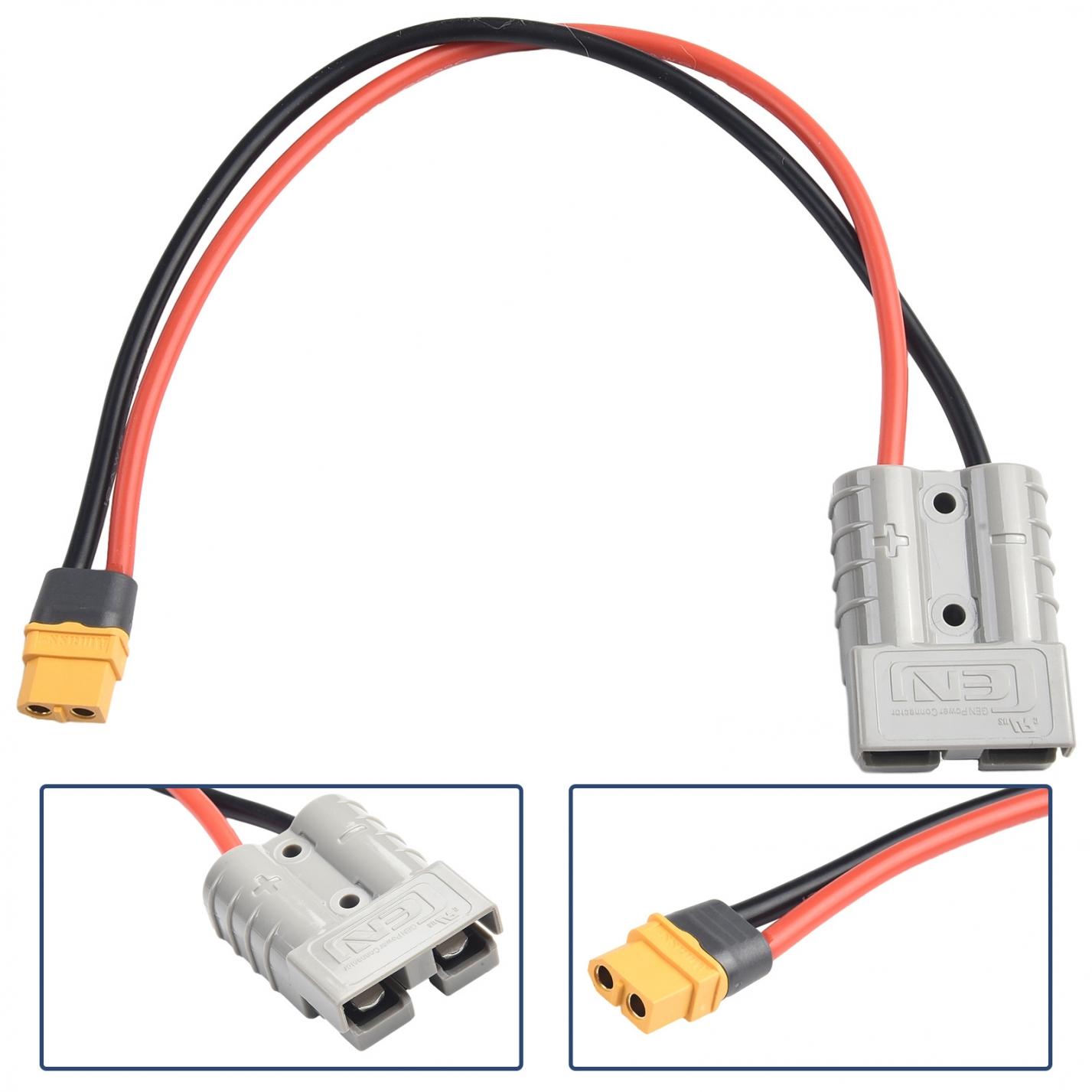 

Portable Power Station Connection For Anderson to Adapter 50AMP 600V 12AWG