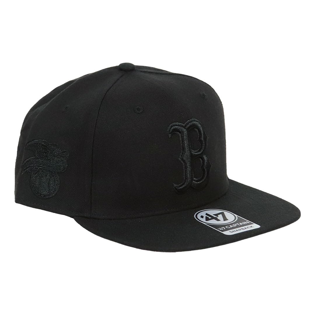 

Кепка Seven Cap 47 Captain Snapback Кепка CAPTAIN Major League Baseball Cap Boston Red Sox Sure Shot All Black [Forty Brand] Мужская Женская