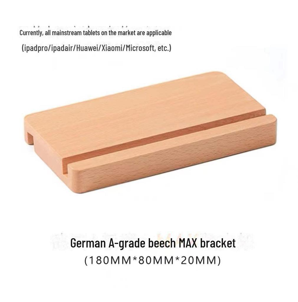 Bamboo Wood Phone Amplifier Stand: Universal Mobile and Tablet Holder