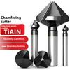 Woodworking 3 Flute Trimming Cutter 90 Degree Steel Engraving Corner Milling Cutter Cutting Machine Matching Tool