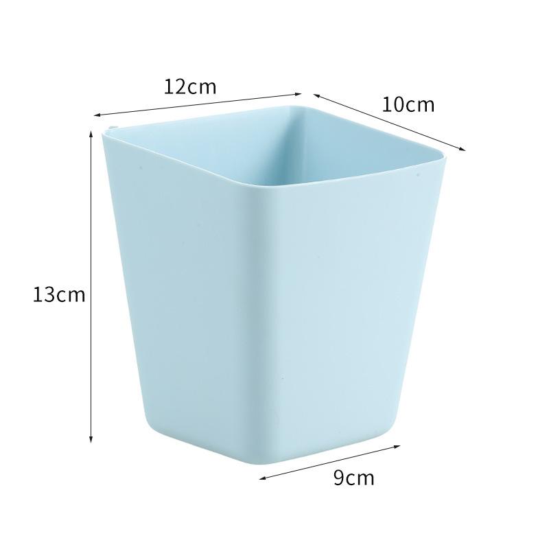 1/2/4pcs Desk Side Small Hanging Basket Kitchen Bathroom Miscellaneous Storage Box Durable Smooth Pen Holder Storage Baskets