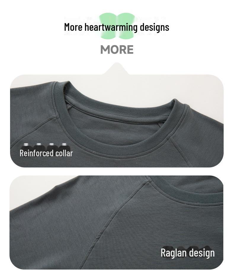 Spring & Summer Lyocell Pajamas - Unisex Children's Loose-Fit Belly Protection for Teens