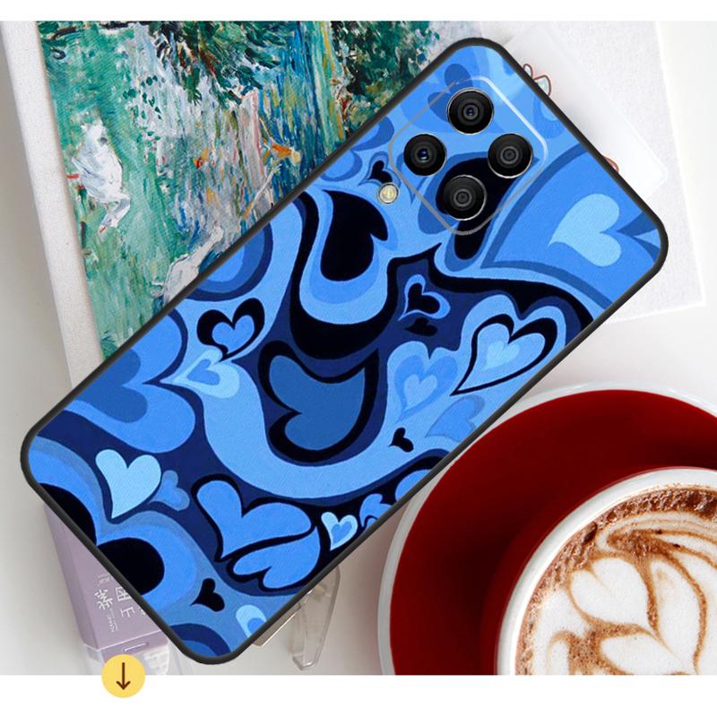 

Brown Purple Hearts Swirl Pattern Case For Samsung Galaxy M11 M14 M34 M54 M31 M13 M53 M51 M12 M32 M52 M16 M36 M56 M15 M35 M55 Samsung M22